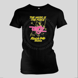 "EXCLUSIVE" WCOZ MUSIC IS THE FORCE - Women's Crew Neck Graphic Tee